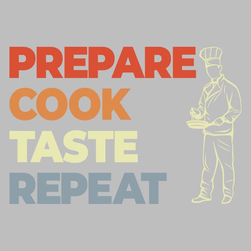 Préparer Cuire Goûter Répéter