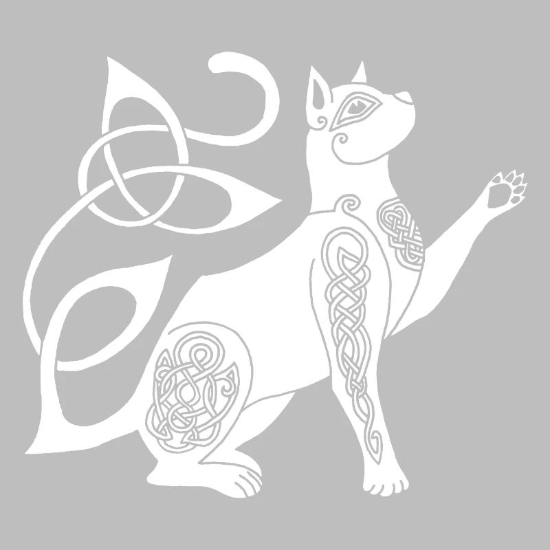 Chat blanc celte