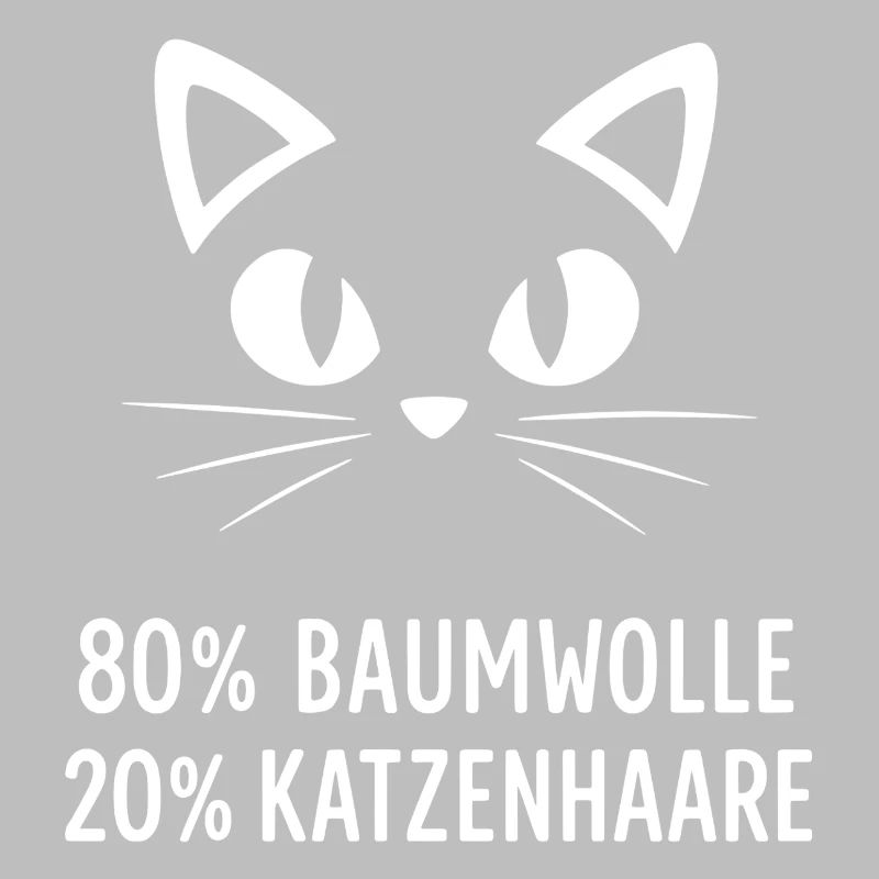 80 % coton 20 % poils de chat