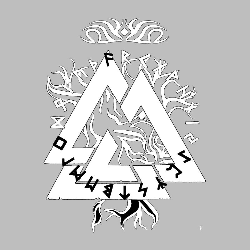 Magic Rune Triangle design