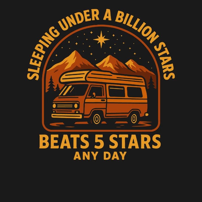 Schlafen Unter Einer Milliarde Sternen Van Camping
