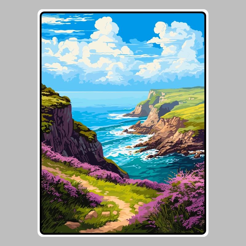 Exmoor England Clifftop Coastal Path
