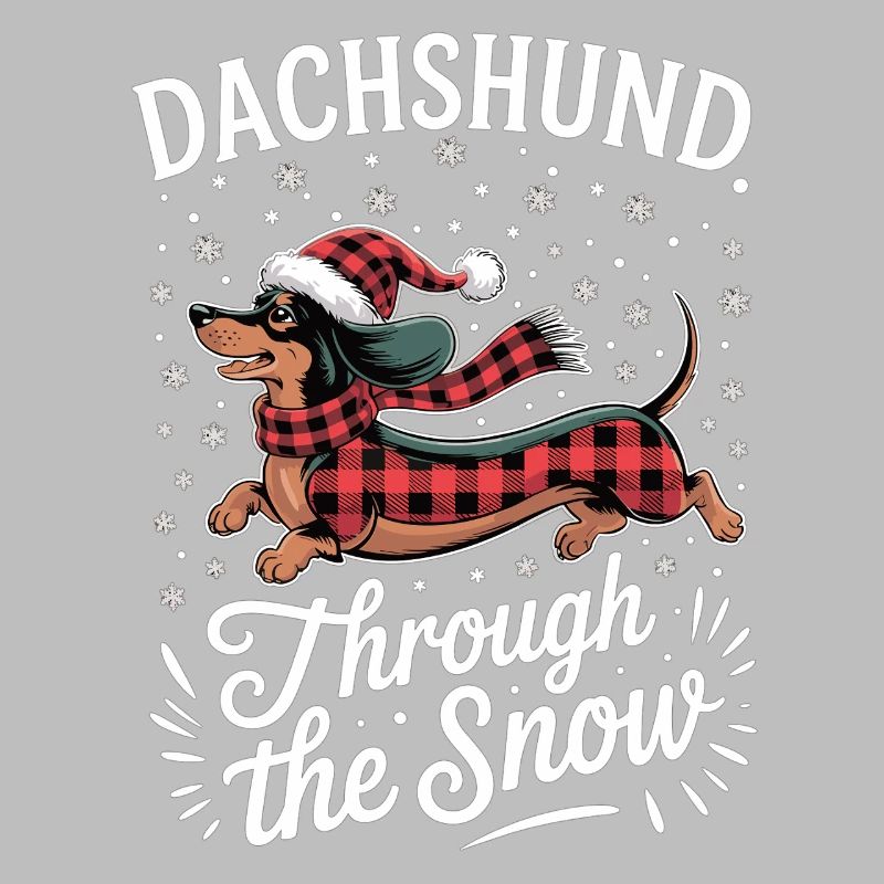 Noël avec chemise teckel
