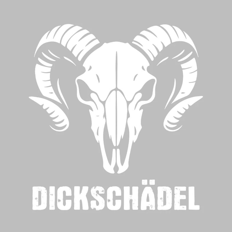 Ram's Head Skull with Horns - Thick Skull