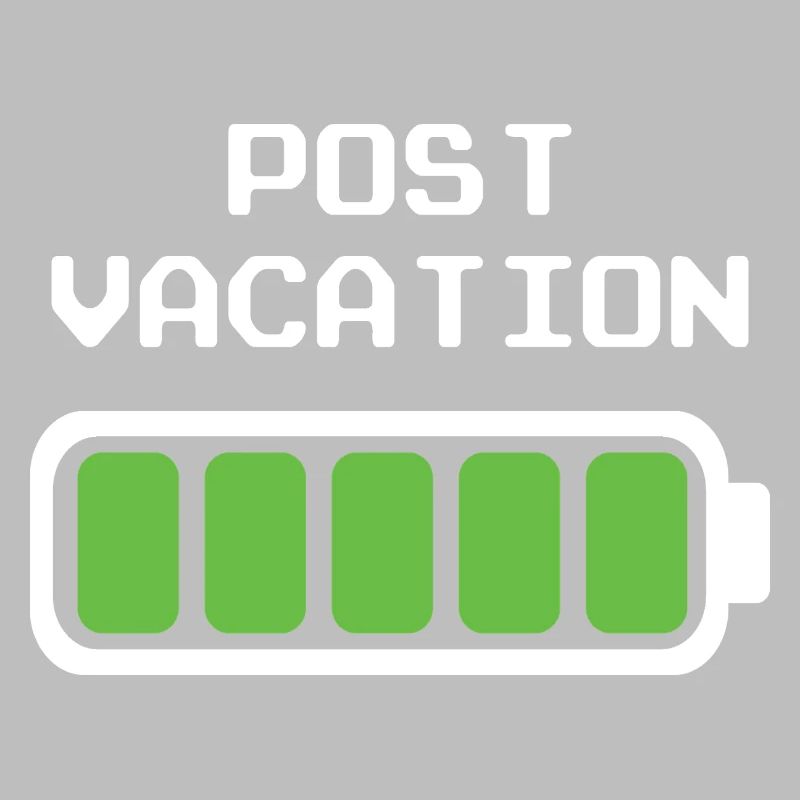 Conception post-vacances - Indicateur de batterie pleine