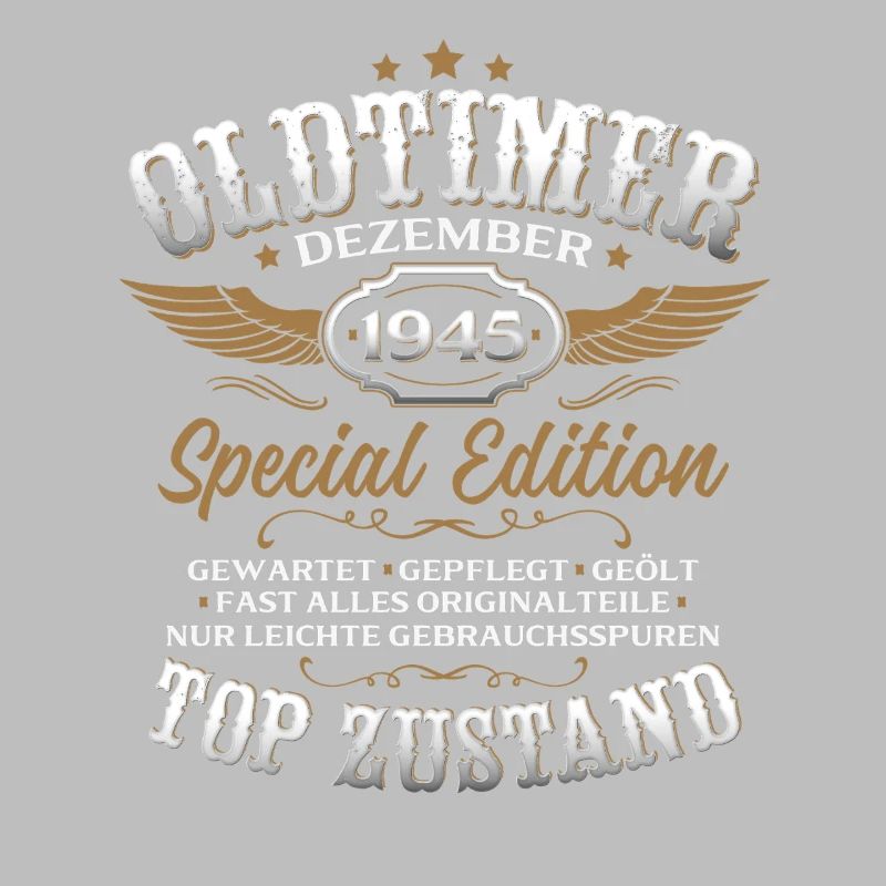 80. Geburtstag Geschenk Oldtimer Dezember 1945
