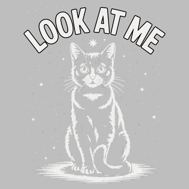 Regarde-moi - Ciel étoilé de chat