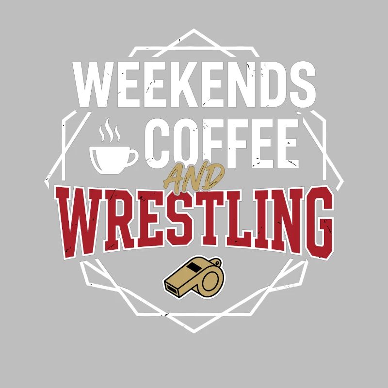 Café et design de lutte le week-end