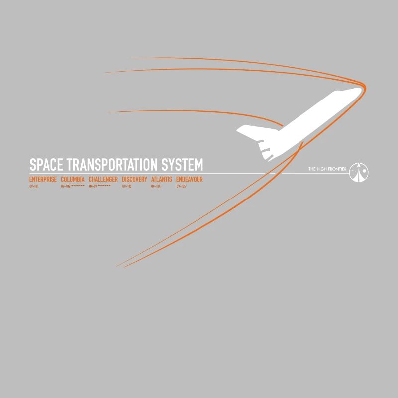 Navette spatiale (imprimé orange)