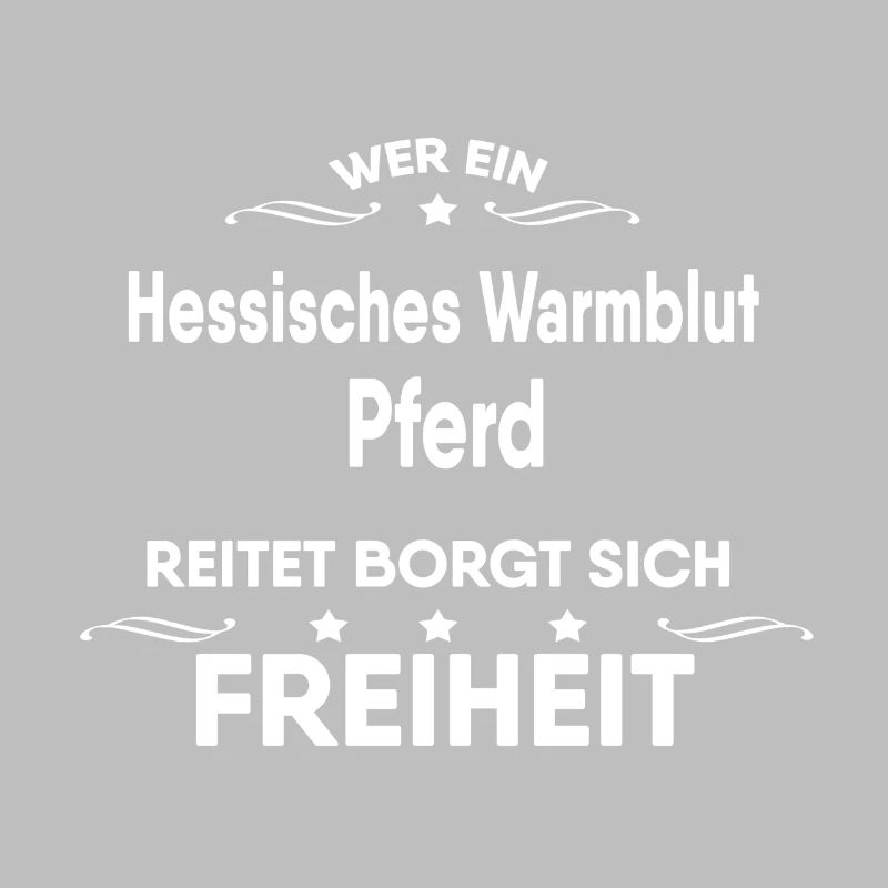 Hessisches Warmblut Pferd Geschenk