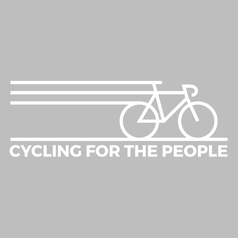 Dynamic Bicycle Line Art Design