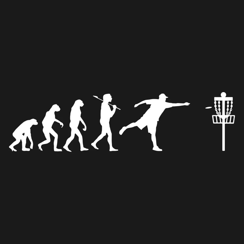 Disc Golf Evolution Ultimate Frisbee Lustig Sport