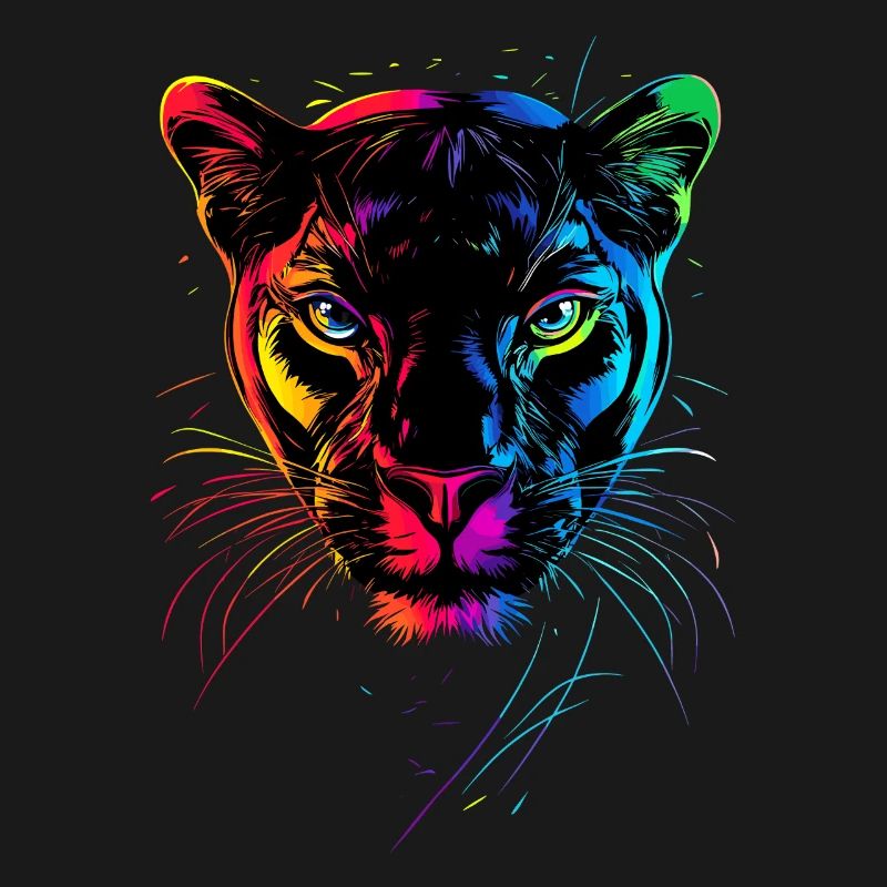 Panthère Léopard Grand Chat Mignon Gros Chat Panter