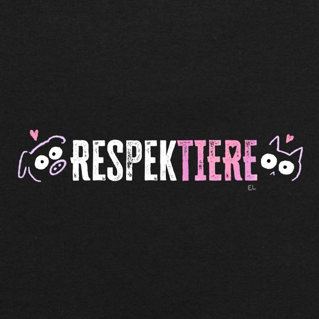 respekTIERE Schriftzug