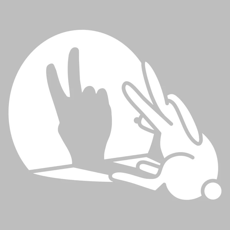 Rabbit shadow hand birthday two 2 years