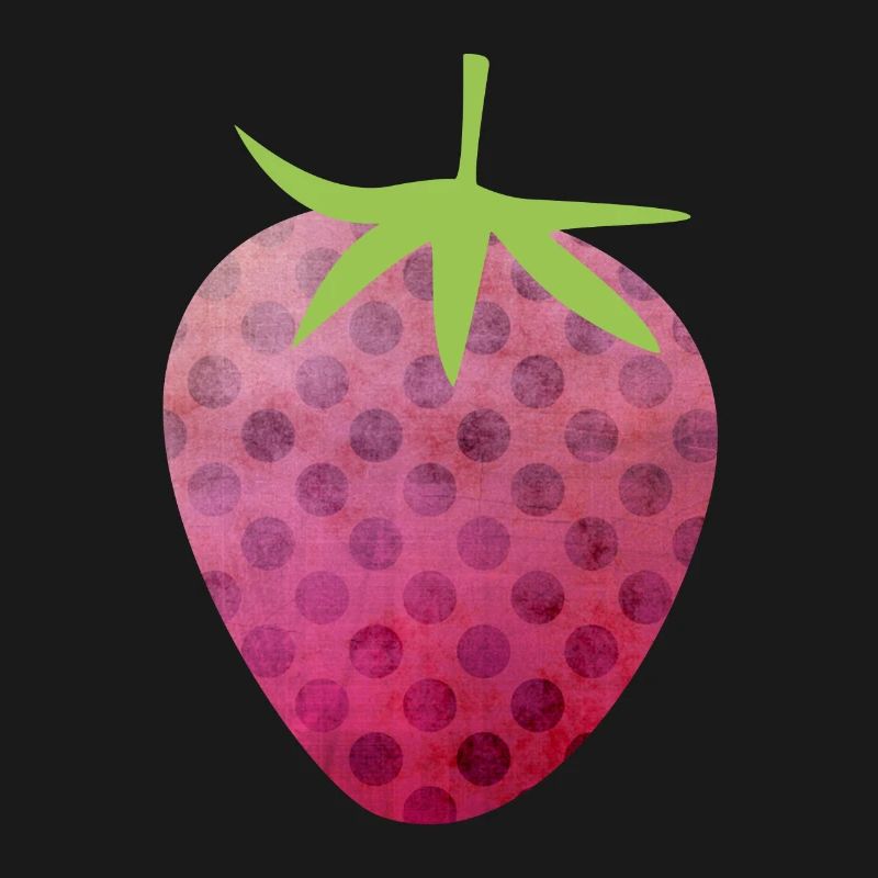 Strawberry Spring Pattern Fruit Spring Pink Fruit
