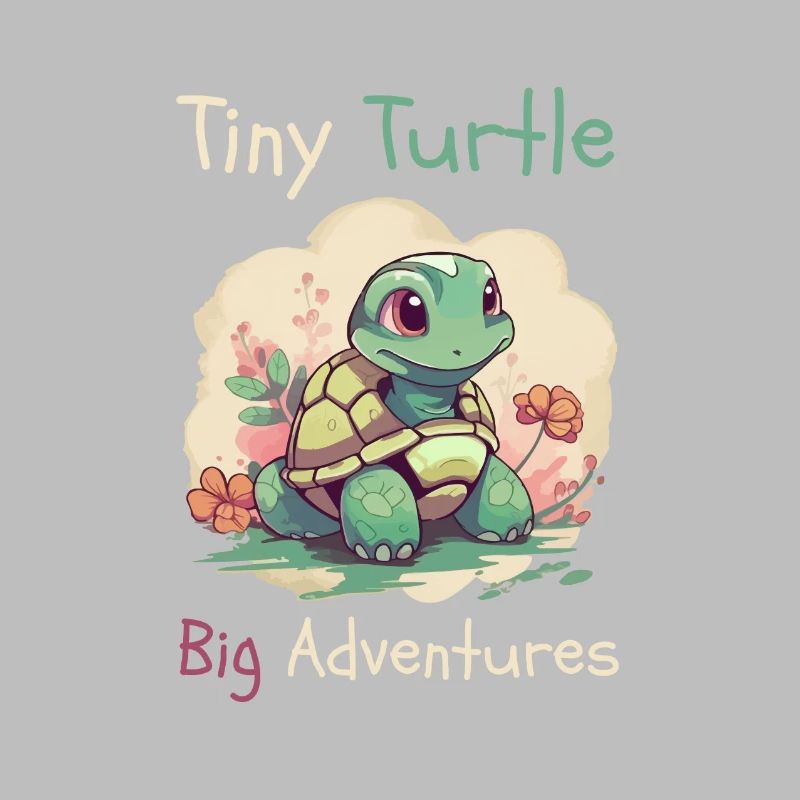 Conception d’aventure de tortue minuscule