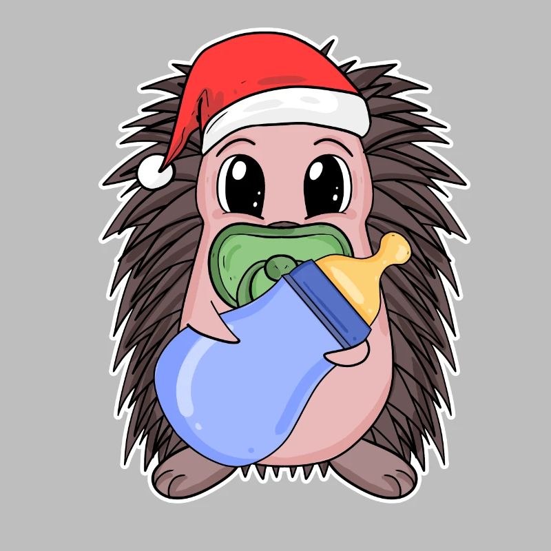 Hérisson bébé Noël