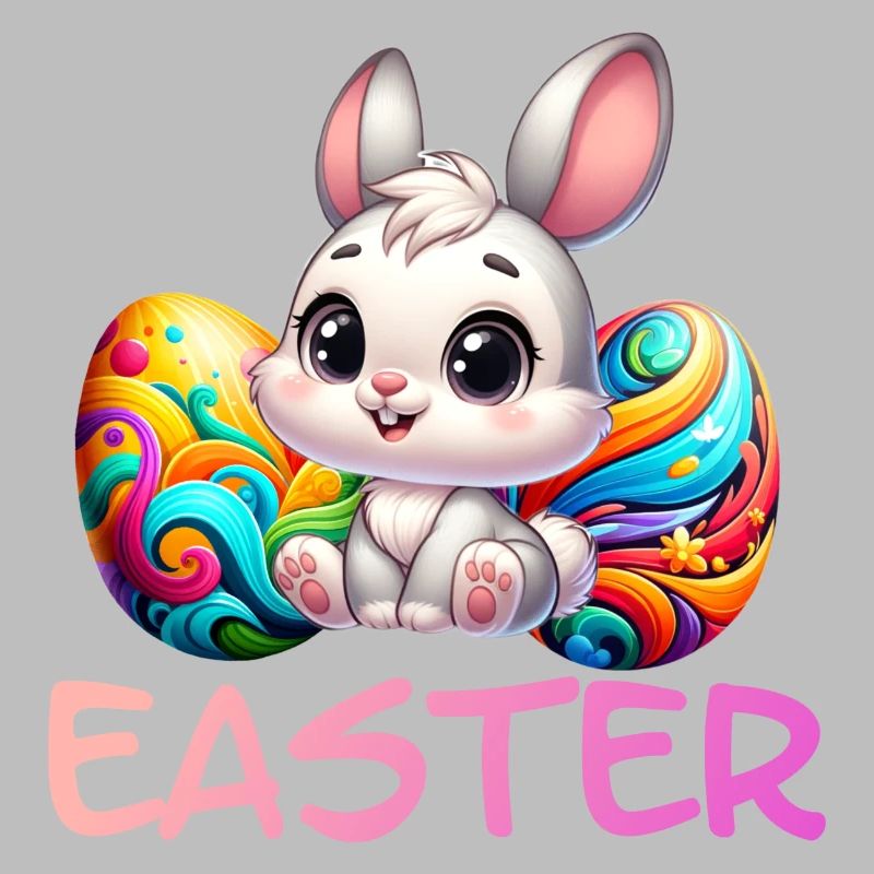 Easter Bunny with Easter Eggs