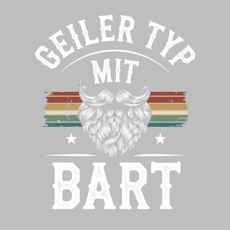 Geiler Typ Mit Bart Bartträger Barbier Vollbart
