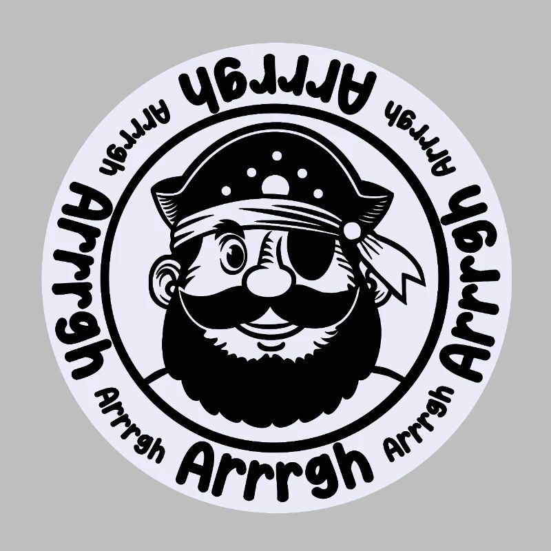 Drôle de pirate avec cache-œil