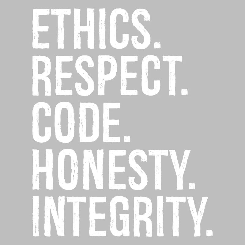 Éthique Respect Code Honnêteté Intégrité