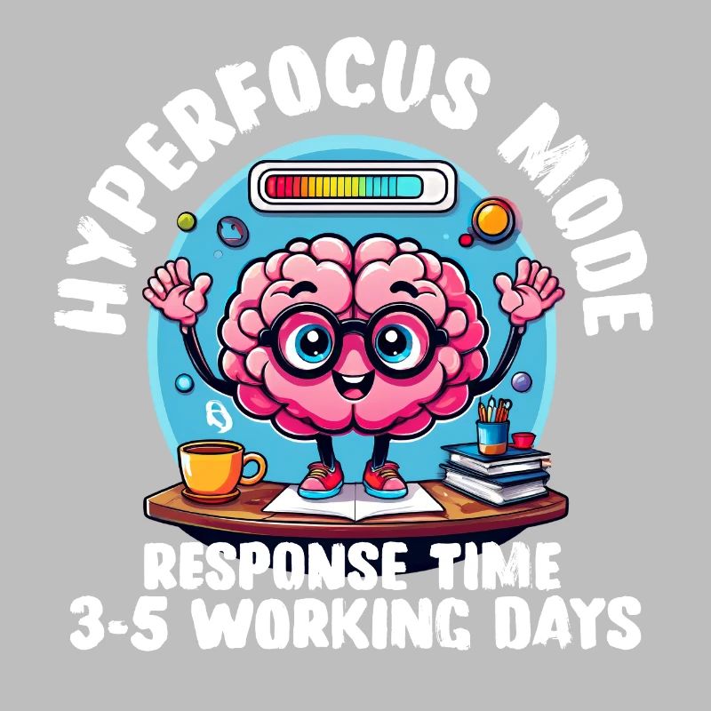 Hyperfocus Loading – Funny Neurodivergent T-Shirt