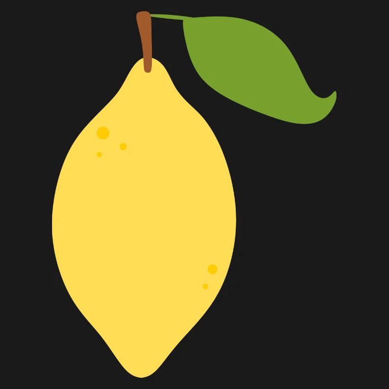 Modern Lemon Citrus Pattern Design