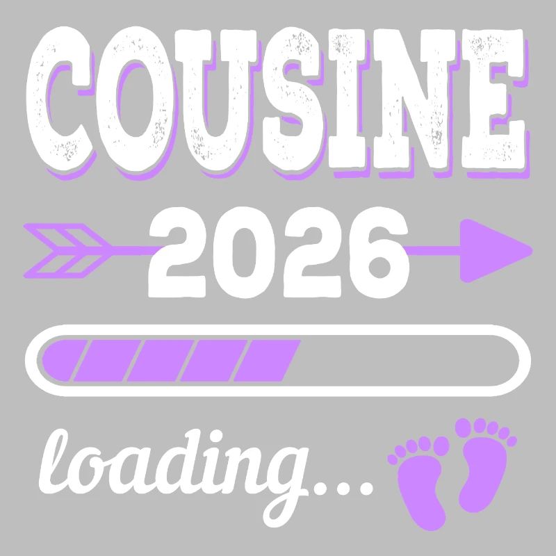 Cousin 2026 Loading Pregnancy Gift Idea