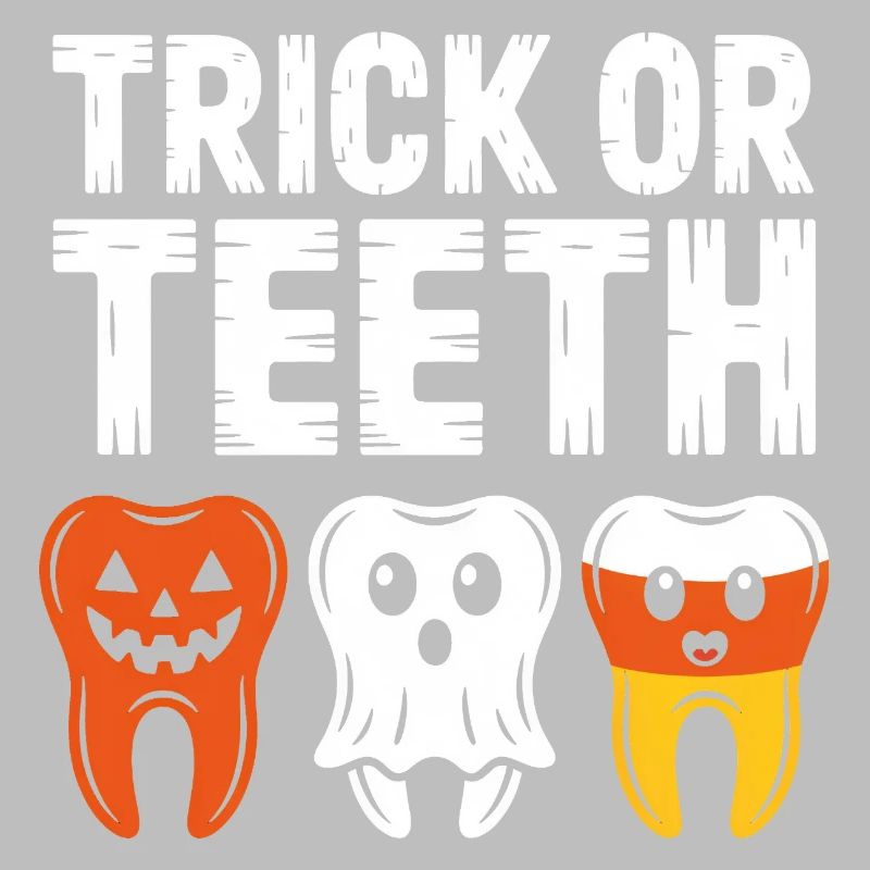 Trick oder Teeth Halloween-Trio