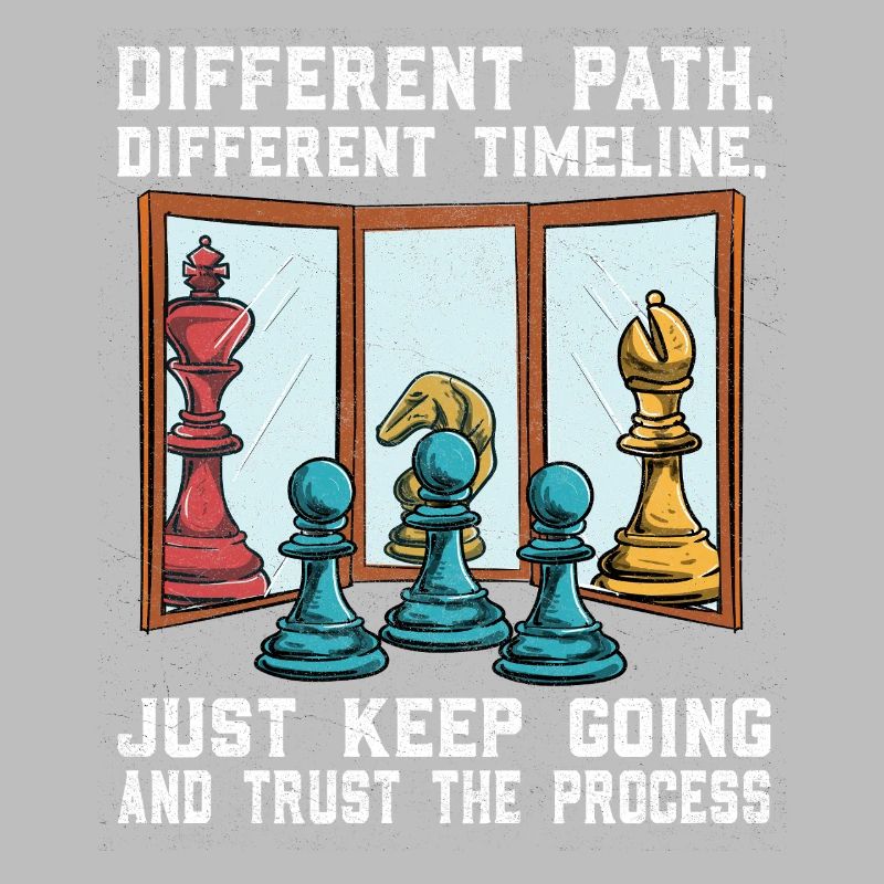 Chess path: Different way, confidence in the procedure