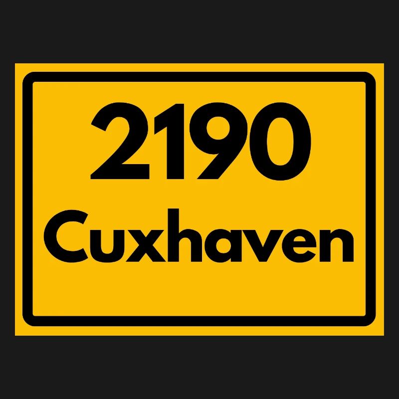 OLD POSTCODE POSTCODE RETRO 2190 CUXHAVEN NORDSEE