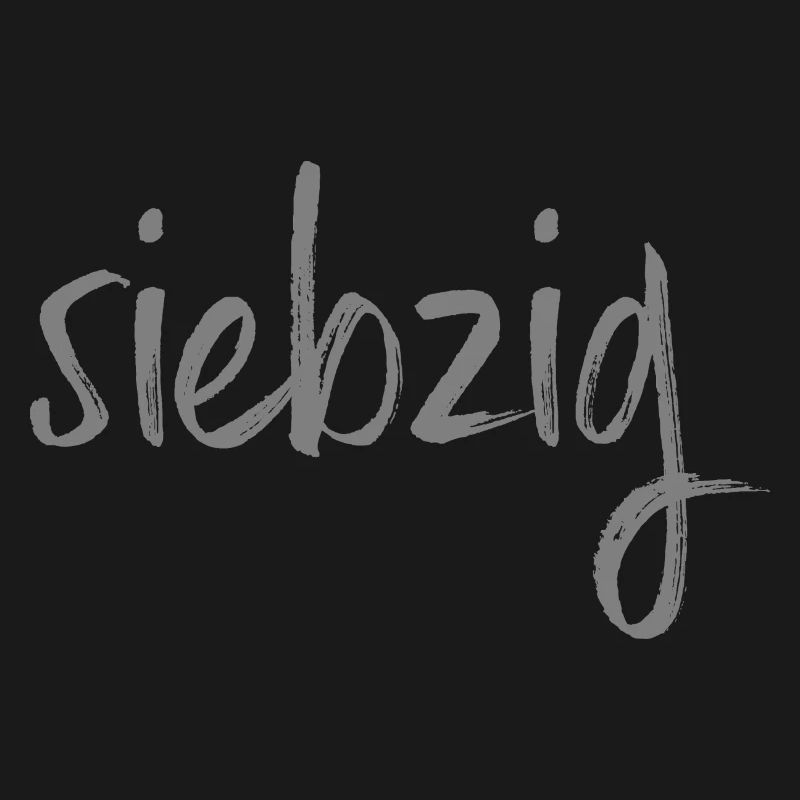 70 siebzig 70. Geburtstag Geschenk Geschenkidee