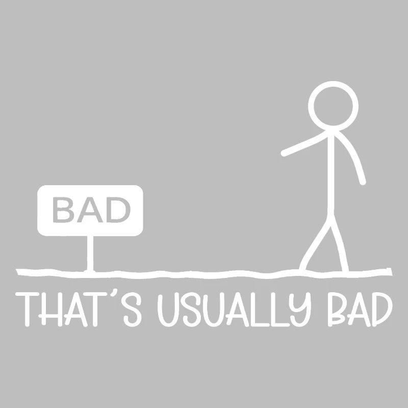 That's Usually Bad Stick Figure Humor Jokes