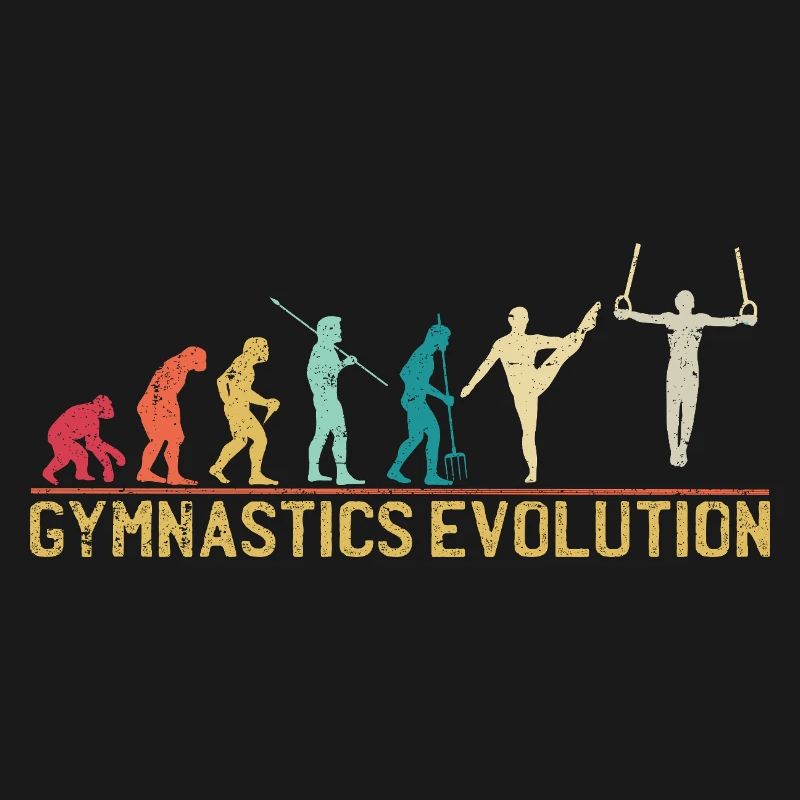 Gymnastics Evolution Graphic Tee