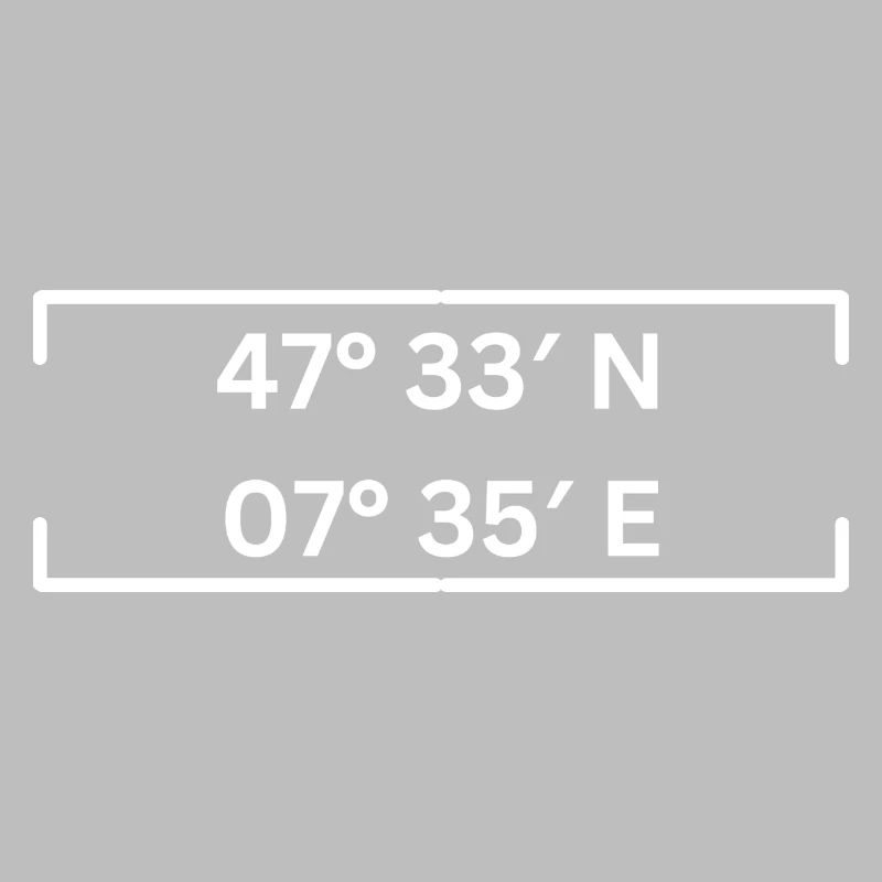 coordinates Basel Minimalist
