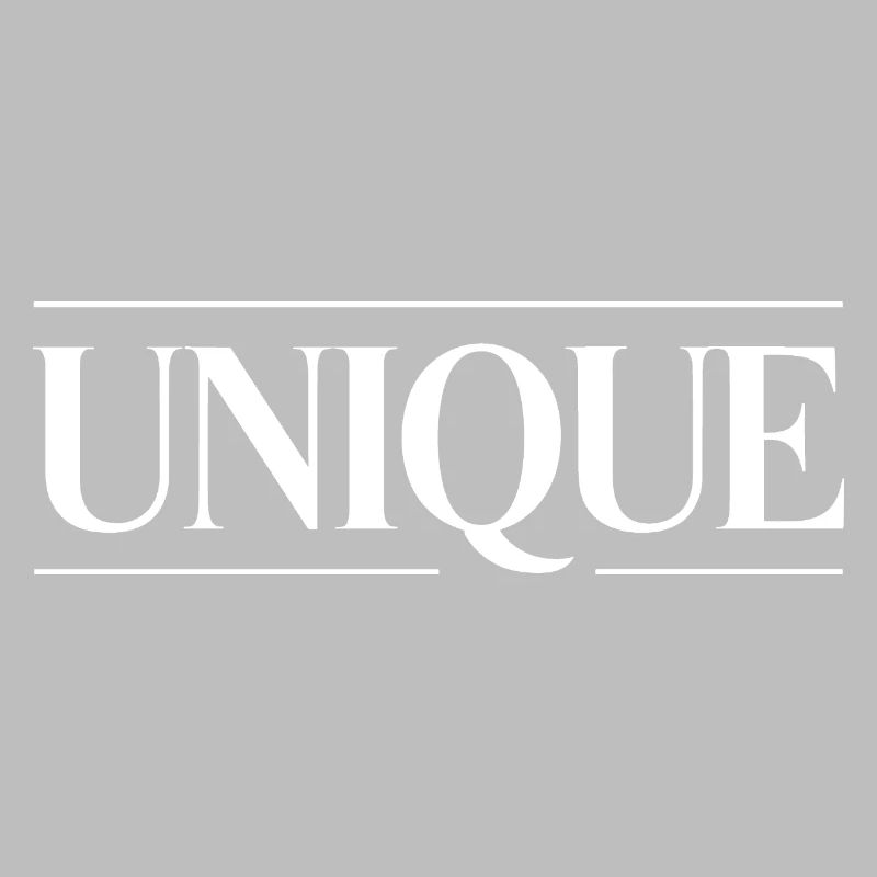 Unique Einzigartig Unikat Selbstwert Einzig Artig