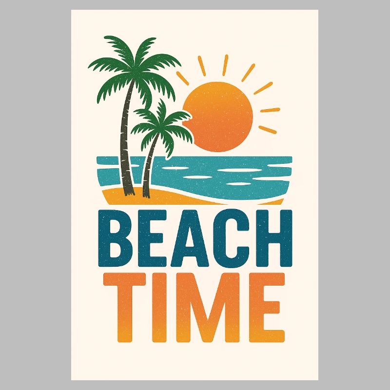 Beach Time - Palmen