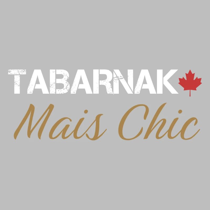 Tabarnak Chic Elegant Nature Pattern