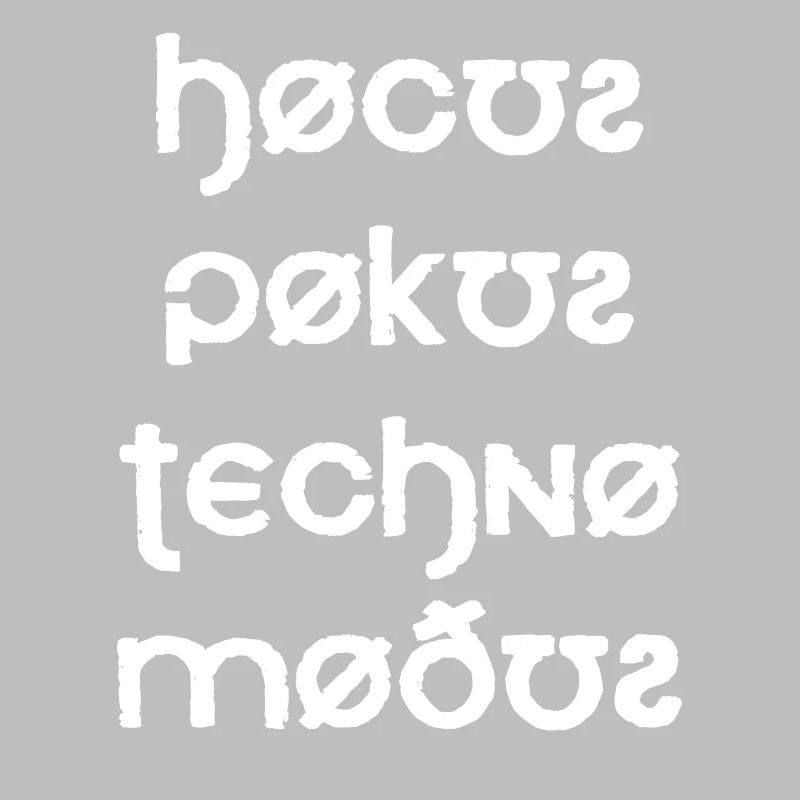 Hocus Pocus Techno Mode Font