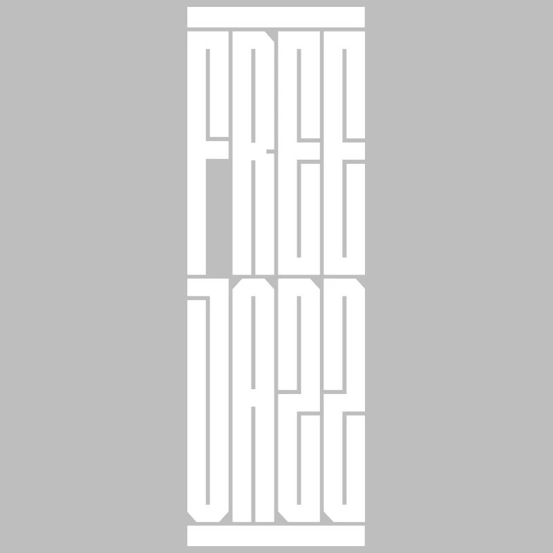 Conception typographique de jazz libre. Cadeau idéal pour le moderne