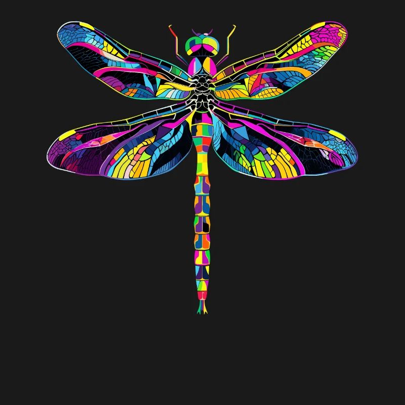 Libellule Libellule Ailes Colorées Libellules Mignonnes
