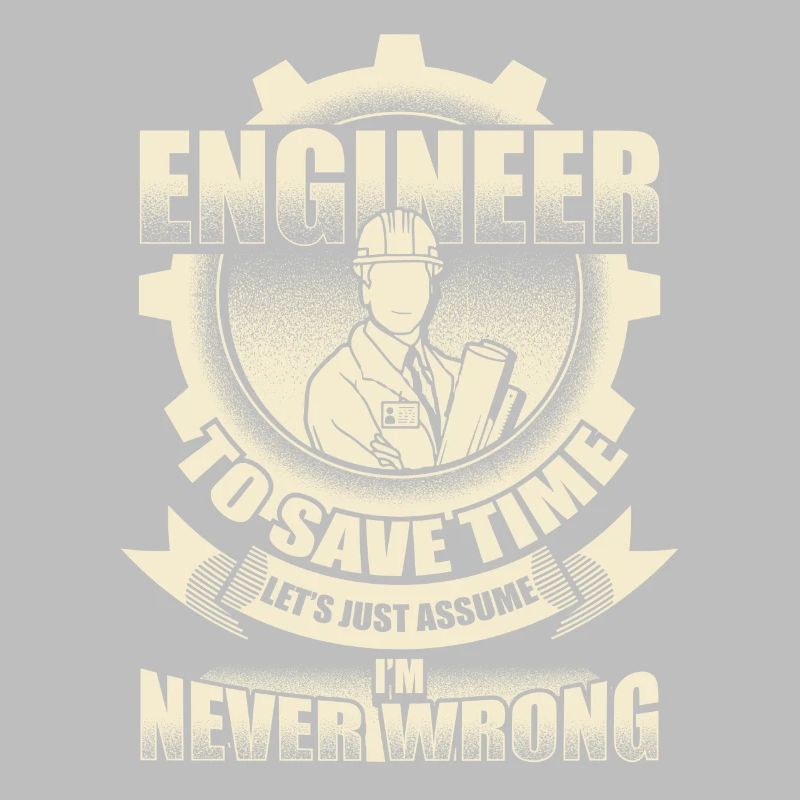 Engineer technician civil engineer computer gift