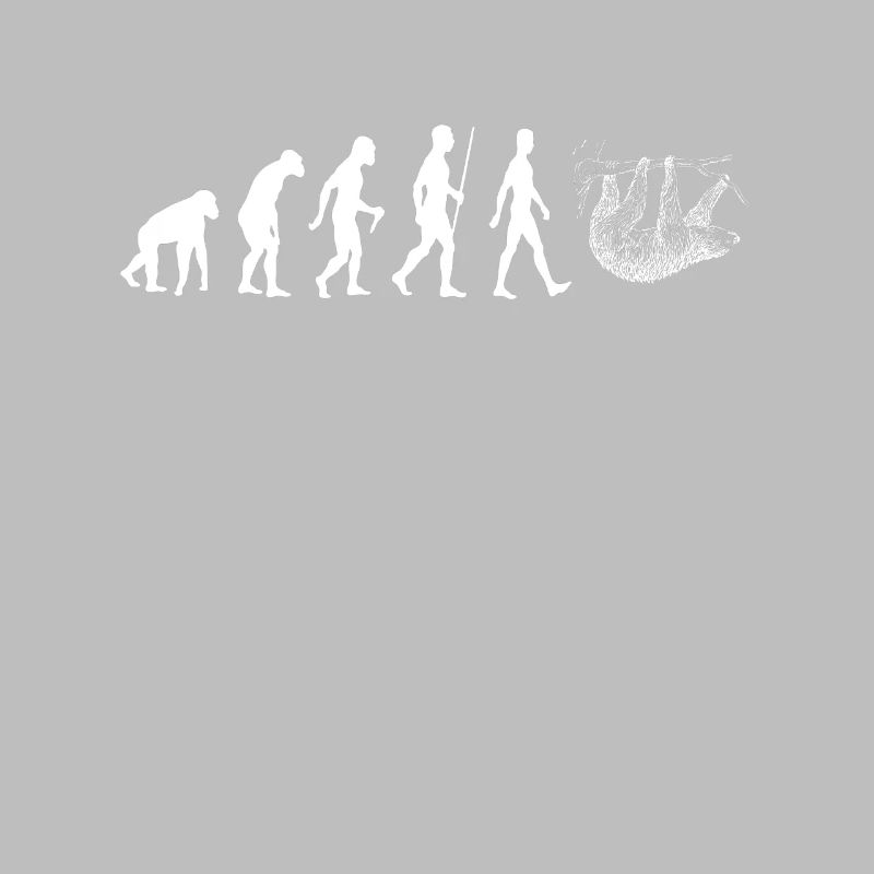 Faultier Evolution Mädchen Kawaii Geschenk Tiere