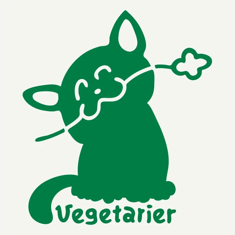 Végétarienne chat