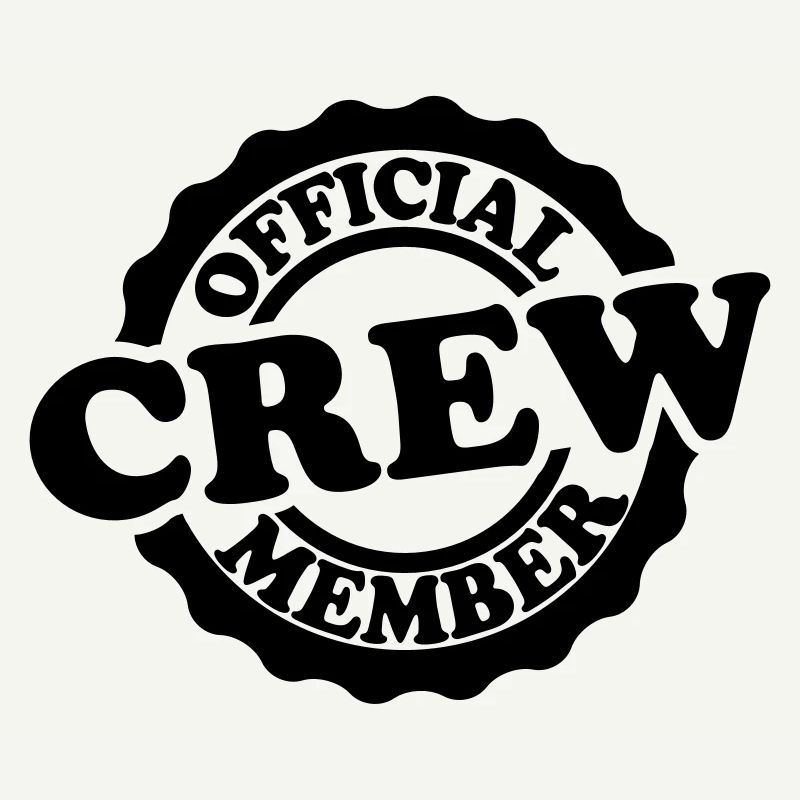 Cooler Official Crew Member Stamp (Cachet du membre de texte officiel de l’équipage Cooler)