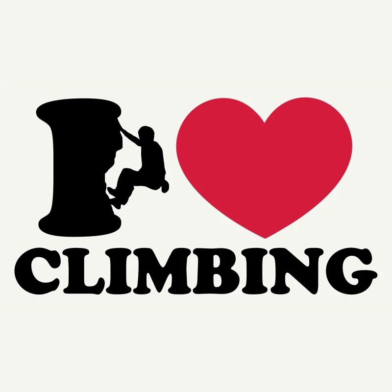 Climbing, Ich liebe Klettern, Herz, Sport, Berg