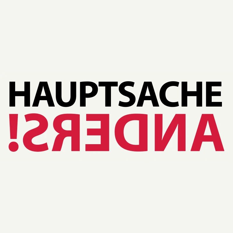 anders different exotische Meinung gegen den Strom