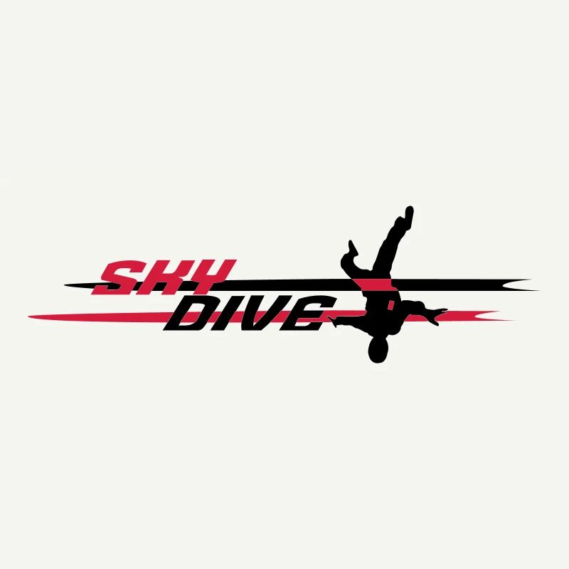 Skydive Logo Head Down - deux couleurs