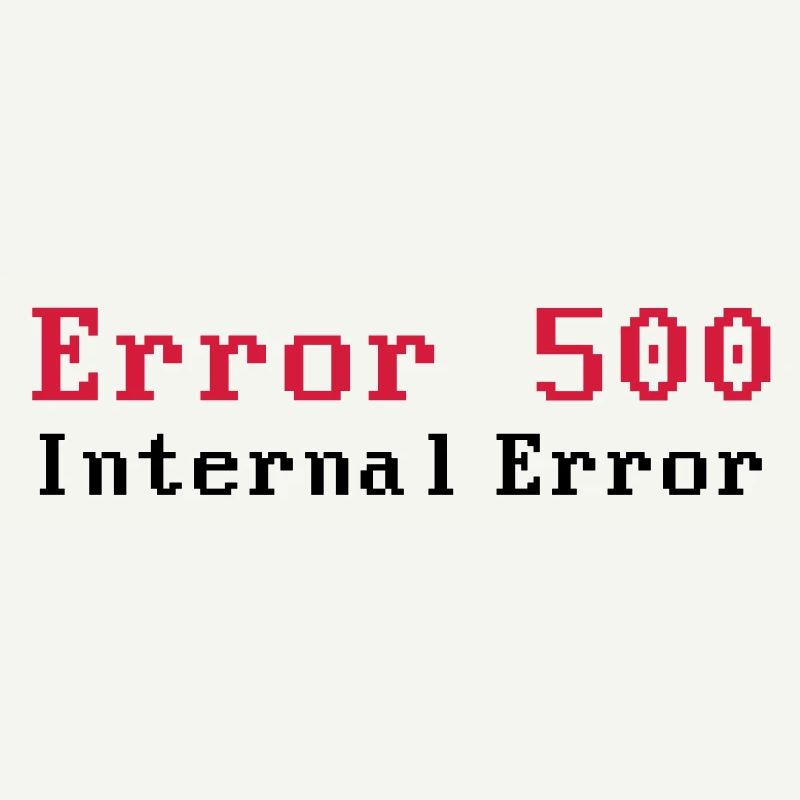 Error 500 - Internal (erreur de serveur) - Erreur